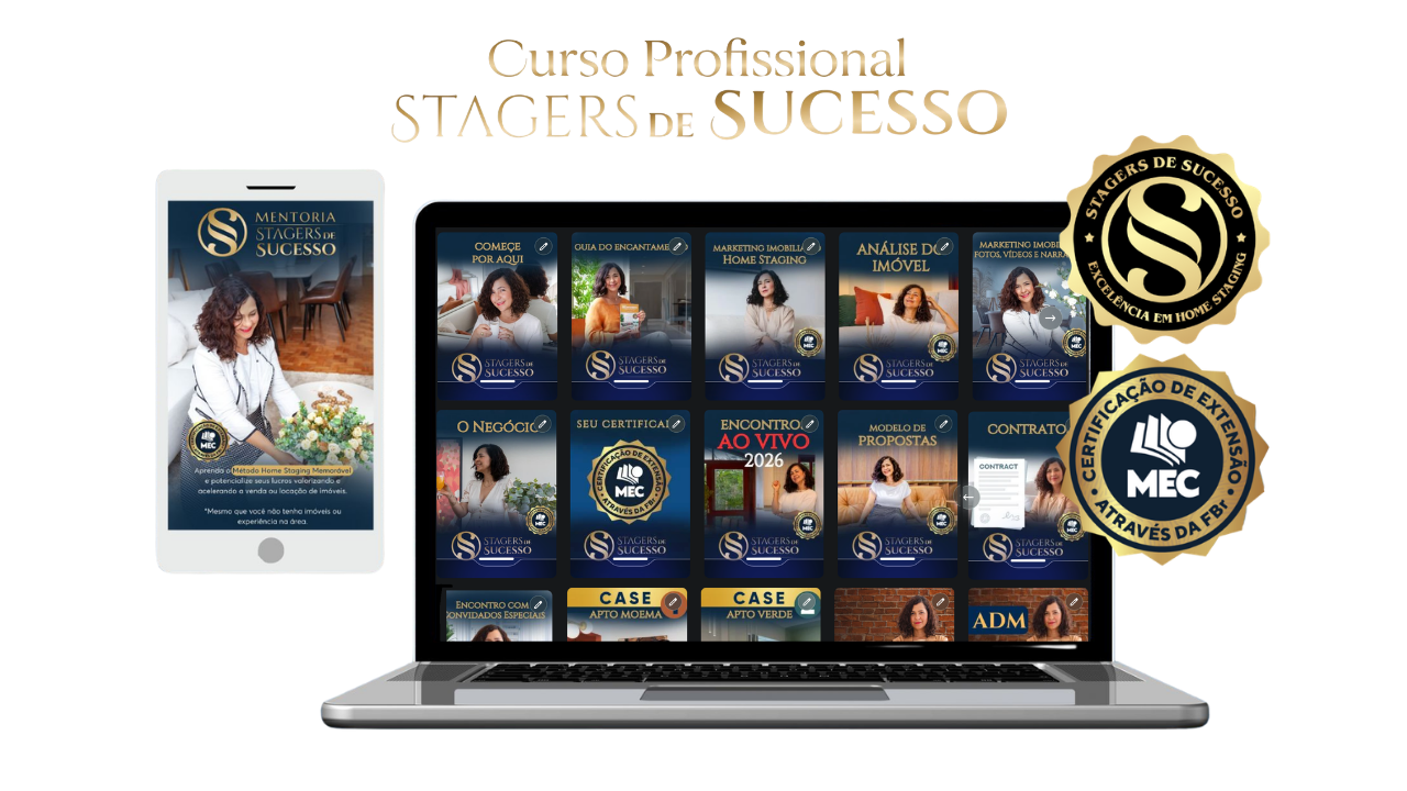 Curso Profissional Stagers de Sucesso